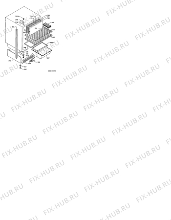 Взрыв-схема холодильника Electrolux ER1424U - Схема узла Housing 001